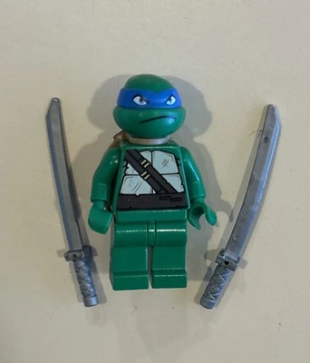 Lego Minifigure Leonardo With Swords TMNT Teenage Mutant Ninja Turtles 10669 - Image 1 of 2
