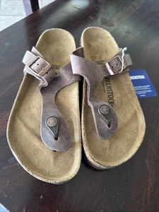 Birkenstock Zehenstegsandale Gizeh Damen braun Größe 36 - Bild 1 von 5
