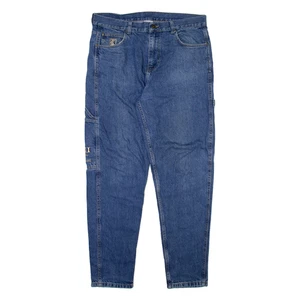 Jeans donna KARL KANI blu rilassato affusolato W36 L32 - Foto 1 di 6