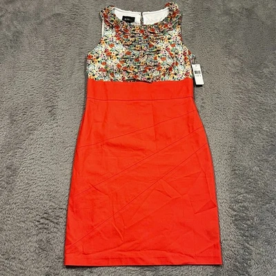 Alyx Sleevless платье-футляр женщин 6 цветочный оборки вечеринки коктейль с Ярлыками - Изображение 1 из 4