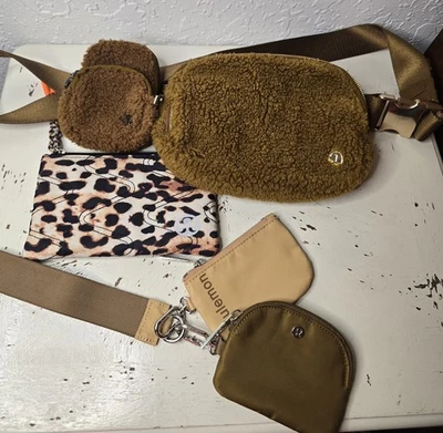 Bolso Cinturón Lululemon Everywhere Polar Quemado Caramelo Dorado Bandolera Cintura Paquete 1L  Foto 1 de 4