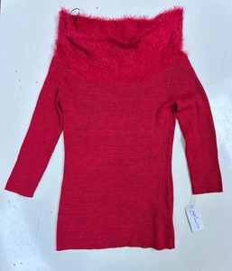NY Collection Damen Oberteil Pullover Größe XL Farbe Rot - Bild 1 von 6