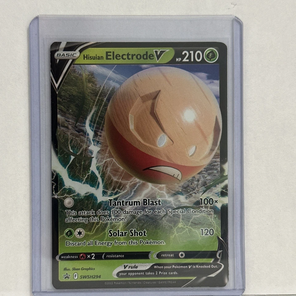Hisuian Electrode V SWSH294 SWSH: Sword & Shield Promo Cards Holo - Image 1 of 2