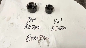 Enerpac Gardner Bender Size 750 x 3/4" & 500 x 1/2" Knockout Punch Die Set - Picture 1 of 6