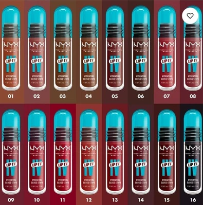 Профессиональный макияж для губ NYX I.V. Увлажняющий блеск сыворотка блеск для губ упаковка из 3 - Изображение 1 из 4