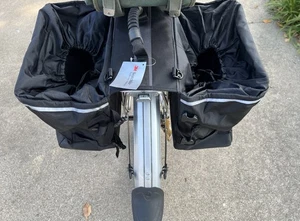 Neu mit Etikett LL Bean schwarz Gepäckträgertasche Radfahren Tourensattel, Einkaufstaschen LLB#OHTW6 - Bild 1 von 24