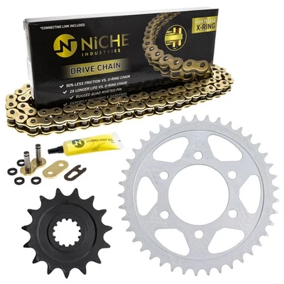 Sprocket Chain Set for Kawasaki Z1000SX Ninja 1000 15/41 Tooth 525 X-Ring Kit - Изображение 1 из 4