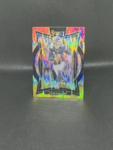 2024 Panini Select Caleb Williams (RC) RED & YELLOW SHOCK PRIZM #25 Concourse  - Picture 1 of 2