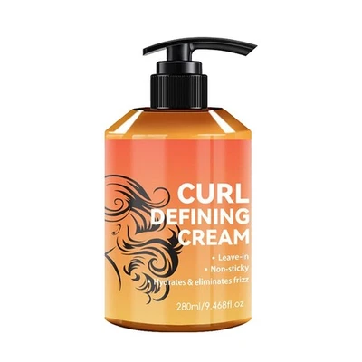 Curl Defining Cream With Argan Oil Deep Moisturizer For Wavy Curly Hair 280ml - Image 1 of 4