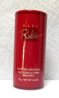 Avon Rare Rubies Perfumed Body Talc Powder Brilliance 2.6 oz New & Sealed - Image 1 of 2