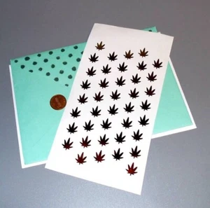 Mini Weed Stickers Set Of 25 - Picture 1 of 1