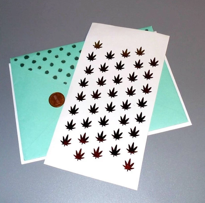 Mini Weed Stickers Set Of 25 - Image 1 of 1