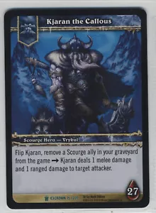 World of Warcraft Kartenspiel Kjaran die gefühllose epische Box Folie Eiskrone 15/220 - Bild 1 von 1