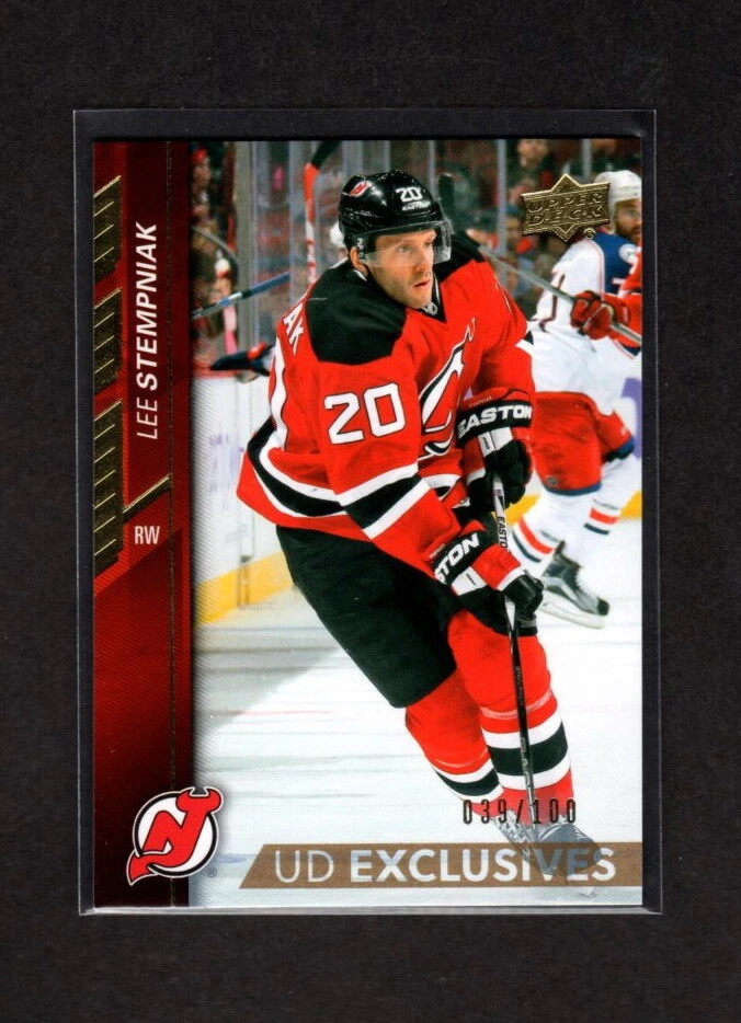 LEE STEMPNIAK 2015-16 UPPER DECK EXCLUSIVES LTD 039/100 NEW JERSEY DEVILS - Image 1 of 1