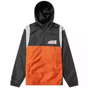 Nike Men's Jordan Flight MVP Hooded Pullover Jacket Size L Black NEW WITH TAGS! - Picture 1 of 7