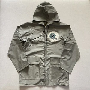 Chaqueta de lluvia vintage Oakland Raiders para mujer grande gris años 70 - Imagen 1 de 13
