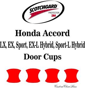 3M Scotchgard Paint Protection Film Clear Bra Pre Cut 2023 2024 Honda Accord