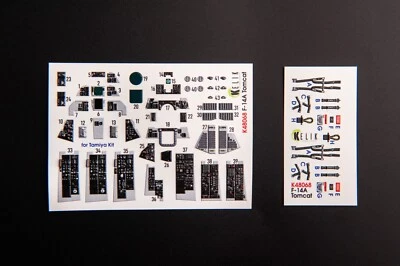 F-14A Tomcat  late interior 3D decals for Tamiya kit  1/48 Kelik K48068 - Image 1 of 4