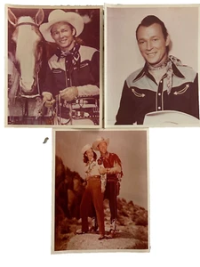 3 Western Filmstar Fotos, Roy Rodgers und Dale Evans. 1960 er - Bild 1 von 1
