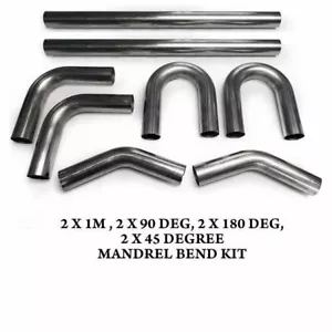 2.5" 63.5MM EXHUAST ACERO INOXIDABLE MANDRIL DOBLAR CODO KIT TUBO 45 180 90 GRADOS - Imagen 1 de 1