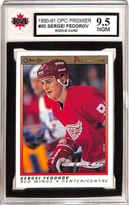 1990-91 OPC Premier #30 Sergei Federov Rookie RC O-Pee-Chee KSA 9.5 - Picture 1 of 2