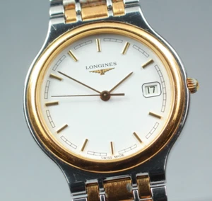Longines Flagship 156 7343 Men's Date Vintage Swiss Quartz Watch - Picture 1 of 11