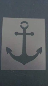 Anchor Ship Sea Mylar Stencil Art Airbrush Durable Reusable #163 - Picture 1 of 2