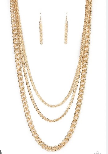 VETEMENTS Chain of Champions Collana Oro Accessori Paparazzi Catena Oro Stratificata NUOVA CON ETICHETTE