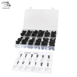 Fit For GM Ford Toyota Honda 330 Pcs Automotive Push Pins Retainer Assortment - Picture 1 of 17