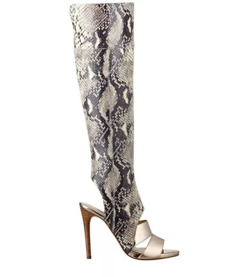 $199 Guess Mujer’s Condolan Sobre la Rodilla Botas Serpiente Material Elástico Talla 6 Foto 1 de 4