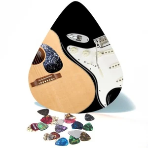 GIANT / Huge Guitar Pick Wall Art Music Room Yin Yang Electric Acoustic Man cave - Picture 1 of 1