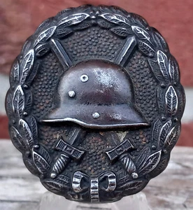 Insignia de herido negra 1914 condecoración Cruz de Hierro distinción de honor - Imagen 1 de 2