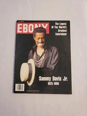 1990 July, Ebony Magazine, Sammy Davis Jr, (CP126) - Image 1 of 3
