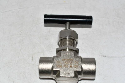 NEW Swagelok SS-18RF8-PK Stainless Steel Integral Bonnet Needle Valve 1/2'' - Image 1 of 3