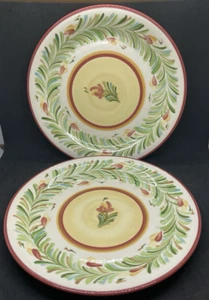 Southern Living at Home Gail Pittman Sienna Garland Dinner Plates, Set of 2 - Picture 1 of 3