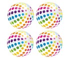 Intex 59065EP Jumbo Inflatable Big Panel Colorful Giant Beach Ball (Set of 4) - Click1Get2 Promotions