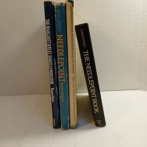Four (4) Needlepoint Books - Hardcover GUC - Imagen 1 de 18