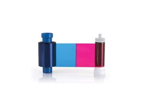 ID Maker Apex 300 Print Ribbon Full-Color YMCKO Printer Ribbon for PVC ID Badges - Afbeelding 1 van 5