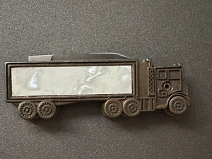 USA Pocket Knife Semi Truck 18 WHEELER Novelty Vintage BIG RIG - Picture 1 of 3