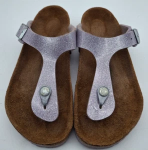BIRKENSTOCK COSMIC SPARKLE PURPLE GIZEH GLADIATOR THONG UK 4.5, EUR 37 REGULAR - Picture 1 of 15
