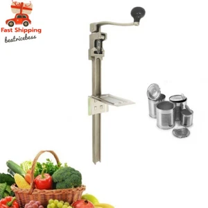 Heavy Duty Commercial Steel Restaurant Food Big Can Opener Manual Table Mounted - Picture 1 of 13