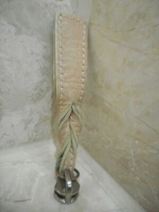 Mulberry Somerset Handbag Beige Chrome Riri Zip Plaited Leather Pull 10cmx1.5cm - Picture 1 of 5