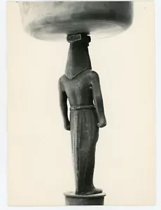 PHOTO photographie, sculpture de dos EGYPT / ÉGYPTE ART - Picture 1 of 2