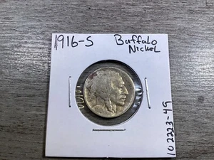 1916-S Buffalo Nickel from San Francisco Mint-102223-49 - Picture 1 of 4