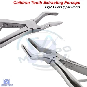 Figura Quirúrgica 51A para Raíces Superiores Pedo Pinzas Instrumentos de Extracción de Dientes - Imagen 1 de 5