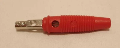 SKS Hirschmann BUELA 20 K Büschelstecker Stecker, gerade Stift-Ø: 4 mm Rot 1 St.