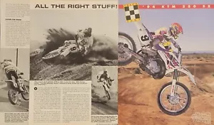 KTM 250SX 4pg Motorrad Testartikel 1994 - Bild 1 von 1