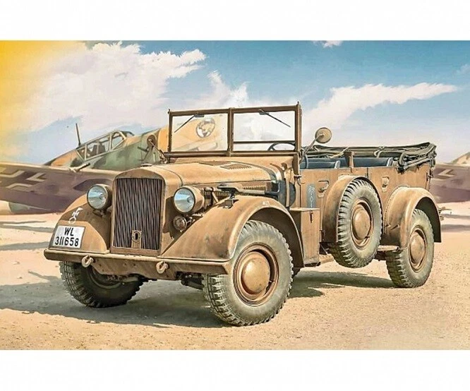 Italeri 6597 - 1:3 5 Kfz.12 Horch 901 Type 40 dès le Début Exécution Neuf - Photo 1/1