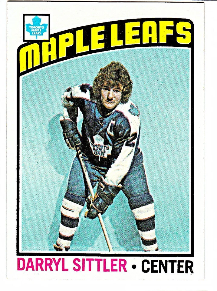 1976-77 TOPPS #207 DARRYL SITTLER Toronto Maple Leafs Hockey Card - Image 1 of 1