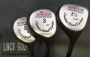 Set of 3 Howson UK 1 Driver/Wood + 3 Wood & 5 Hybrid Regular Graphite Shafts - Picture 1 of 5
